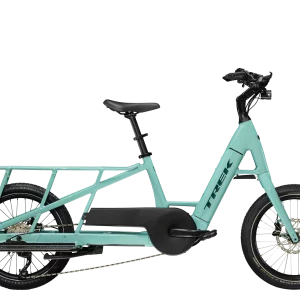 Trek FetchPlus 4 kompakt lastcykel blue sage sida